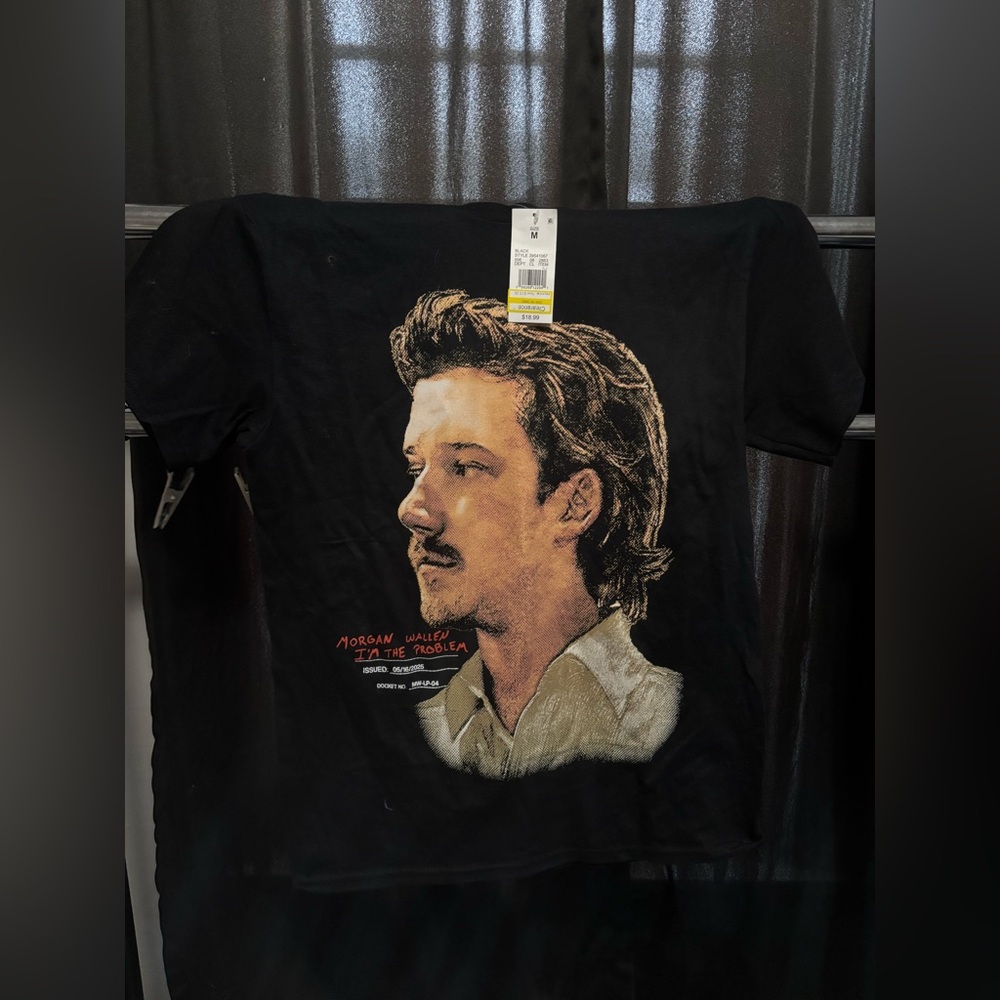 Black Morgan Wallen Graphic T-Shirt